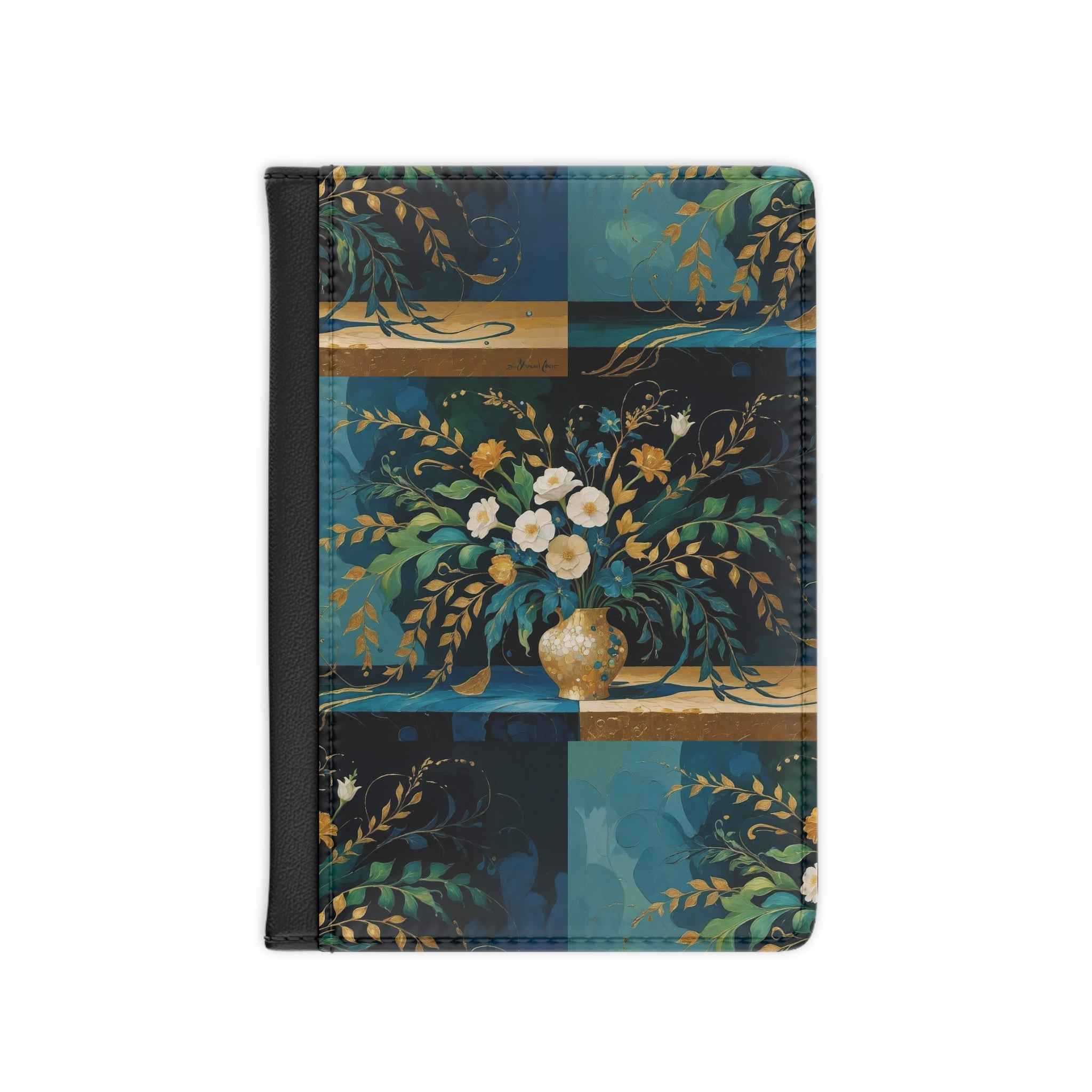 Elegant Floral Passport Cover - Exclusive Travel Accessory by Rosetta Creative Boutique, Perfect Gift for Travelers and Vacation Essentials - Rosetta Creative Boutique